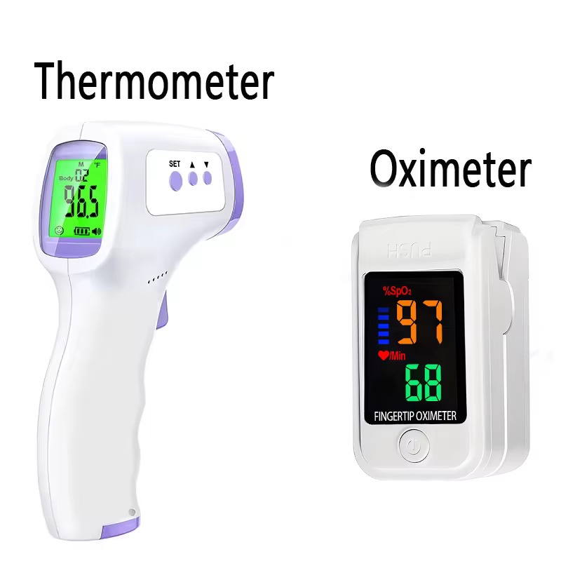 Pulse Oximeter - Termómetro infravermelho de testa sem contacto