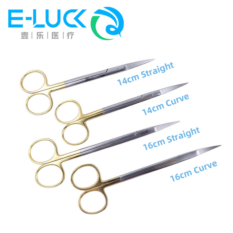 Medical Scissors - Tesoura para Tecidos Dentais, Tesoura Fórceps,
