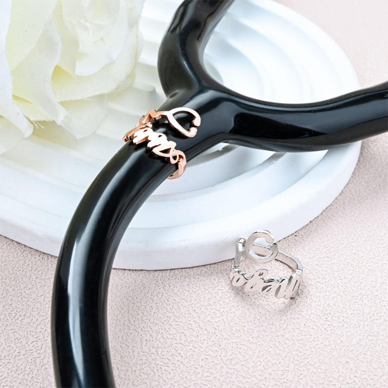Stethoscope - Etiqueta de nome de estetoscópio personalizada,