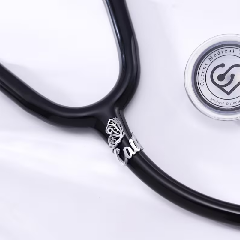 Stethoscope - Pingente Personalizado com Nome para Estetoscópio,