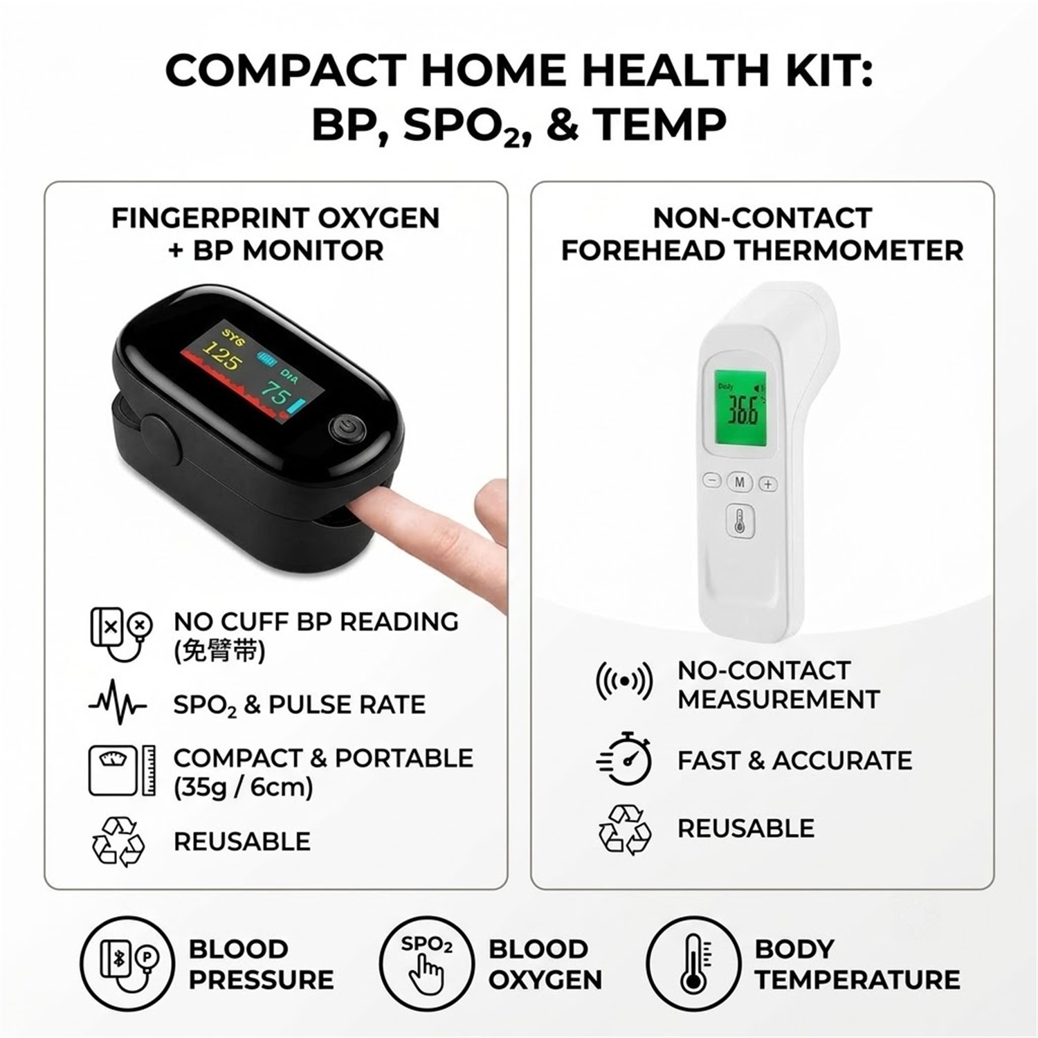 Termômetro infravermelho para  - Pulse Oximeter avaliação e preço